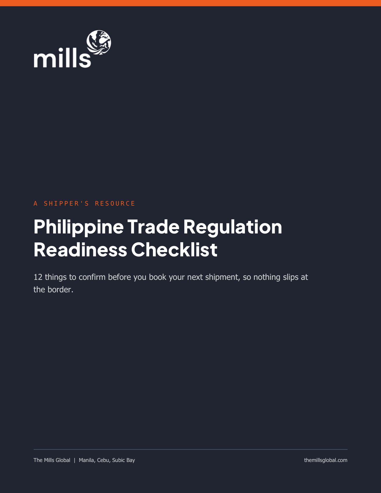 Cover of Philippine Trade Regulation Readiness Checklist