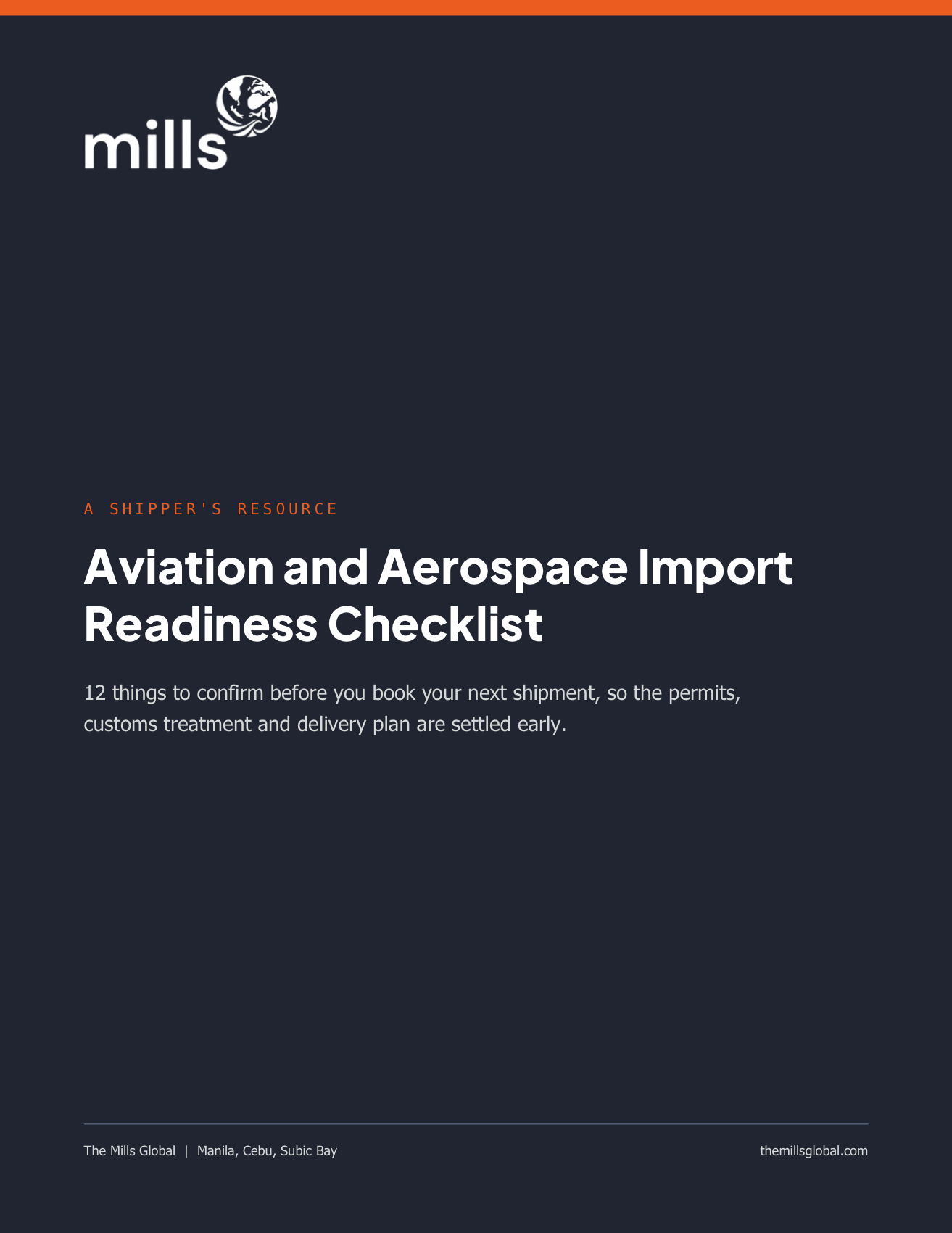 Cover of Aviation and Aerospace Import Readiness Checklist