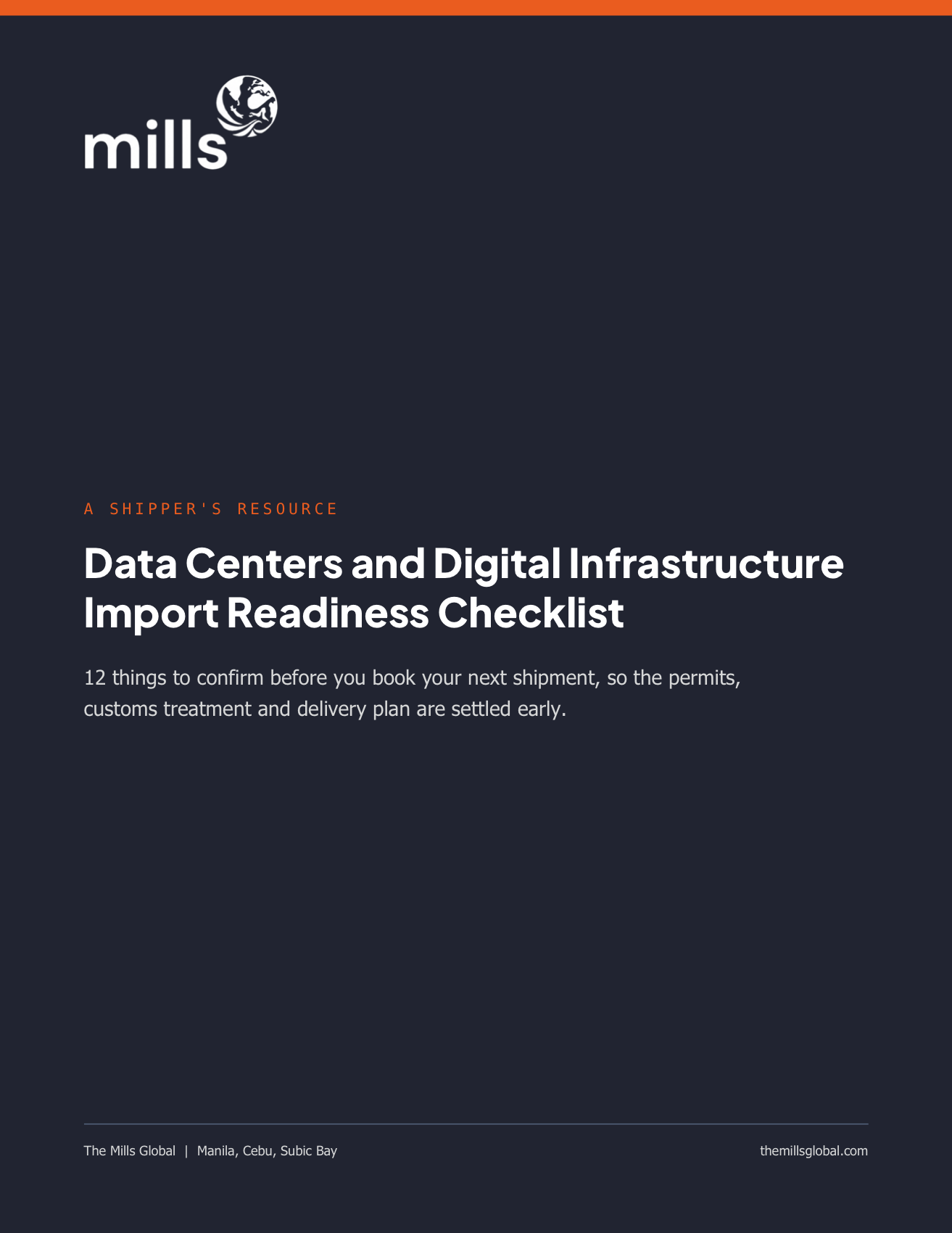 Cover of Data Centers and Digital Infrastructure Import Readiness Checklist
